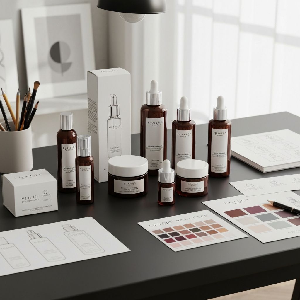 Packaging design mockup